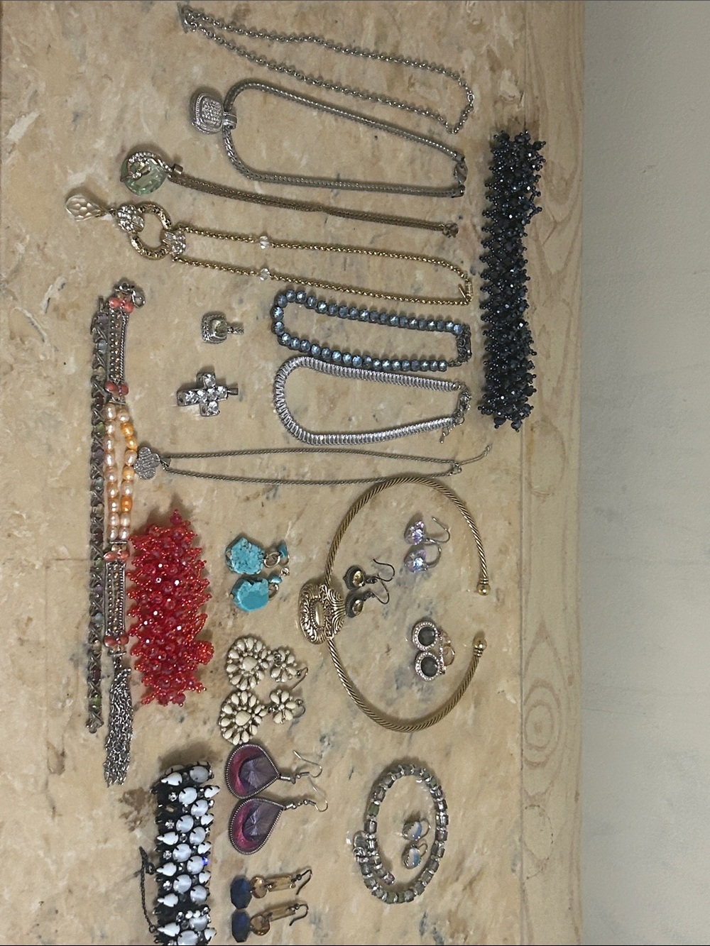 Women's JEWELRY- gold gorgeous chokers necklaces bracelets earrings Brighton LOT